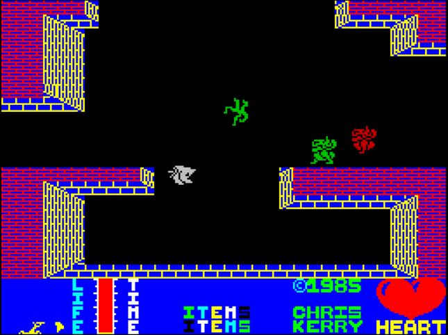 Metabolis - ZX Spectrum game screenshot (1985) by Gremlin Graphics